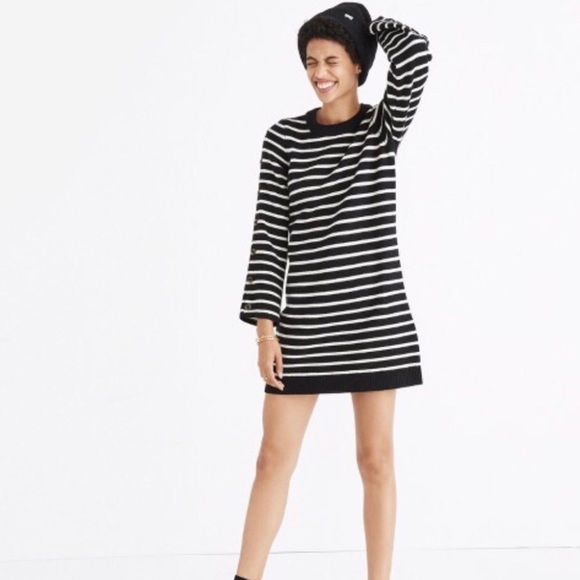 Madewell Dresses & Skirts - 🎀NEW🎀MADEWELL Striped Sweater Dress